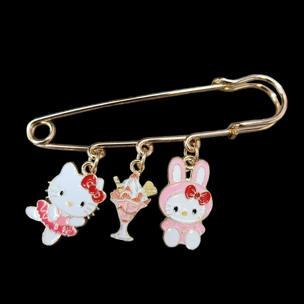 2/$20 Brand New Hello Kitty Gold Pin
